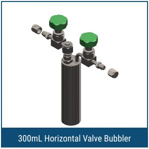 300mL Horizontal Valve Bubbler image